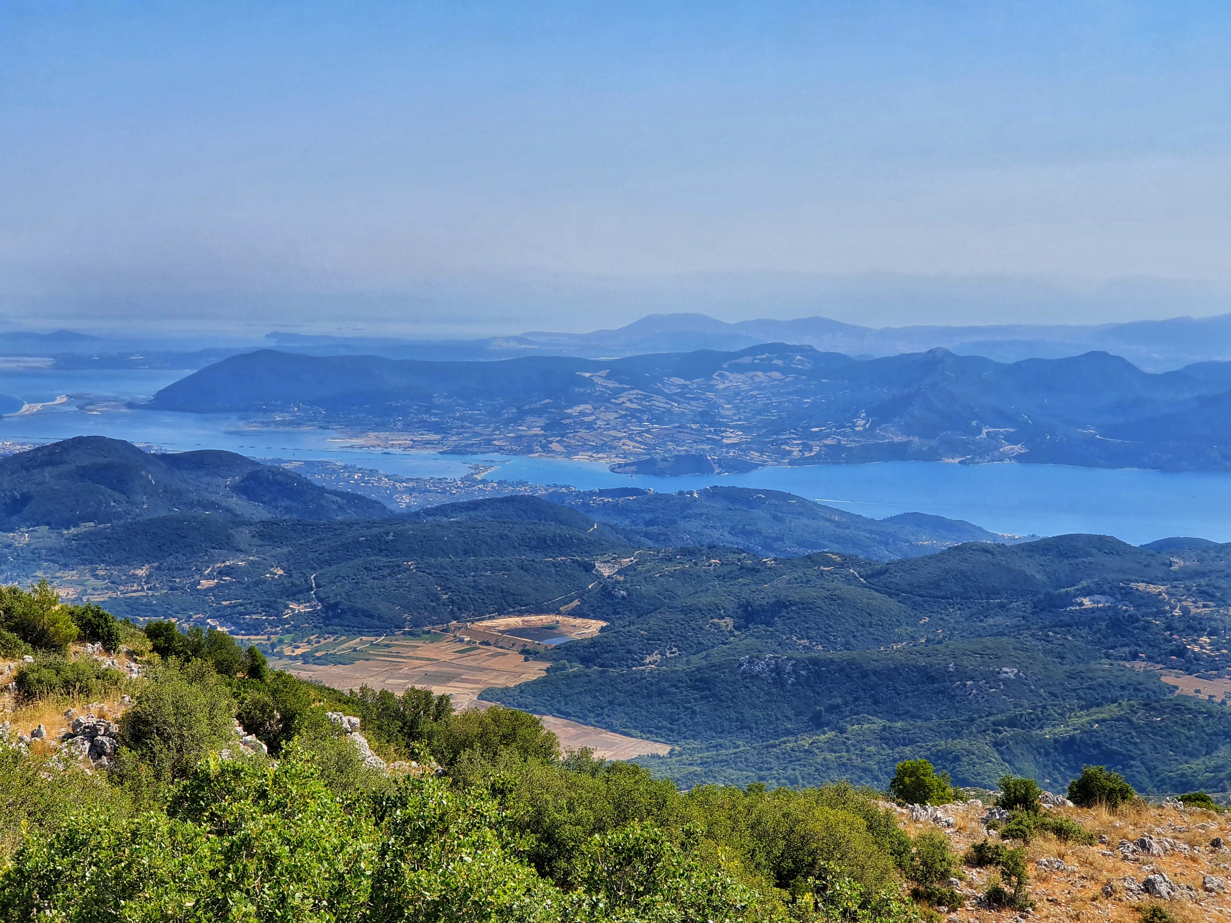 Pogled sa najviše tačke Lefkade