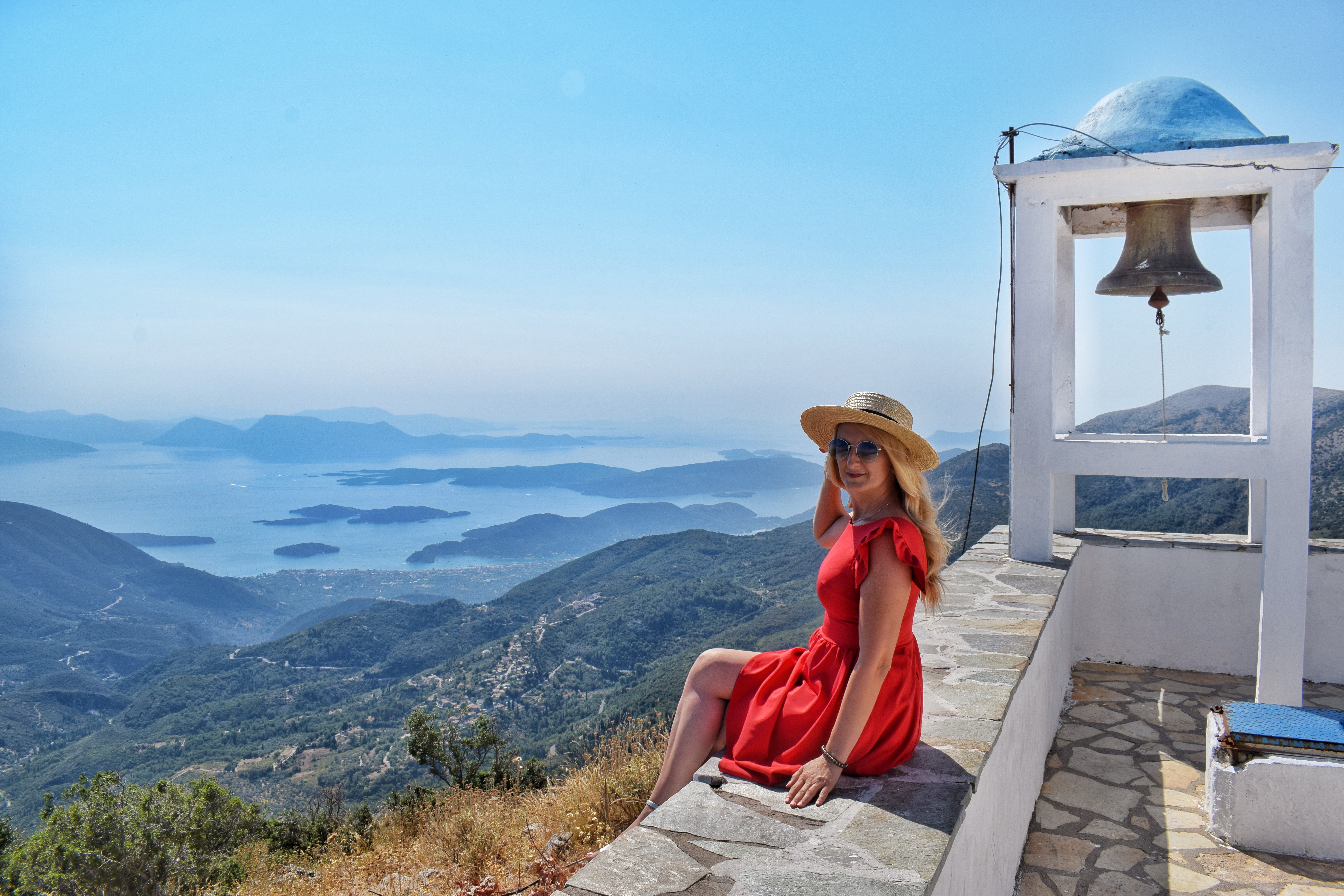 Agios Ilias crkva, najviša tačka Lefkade